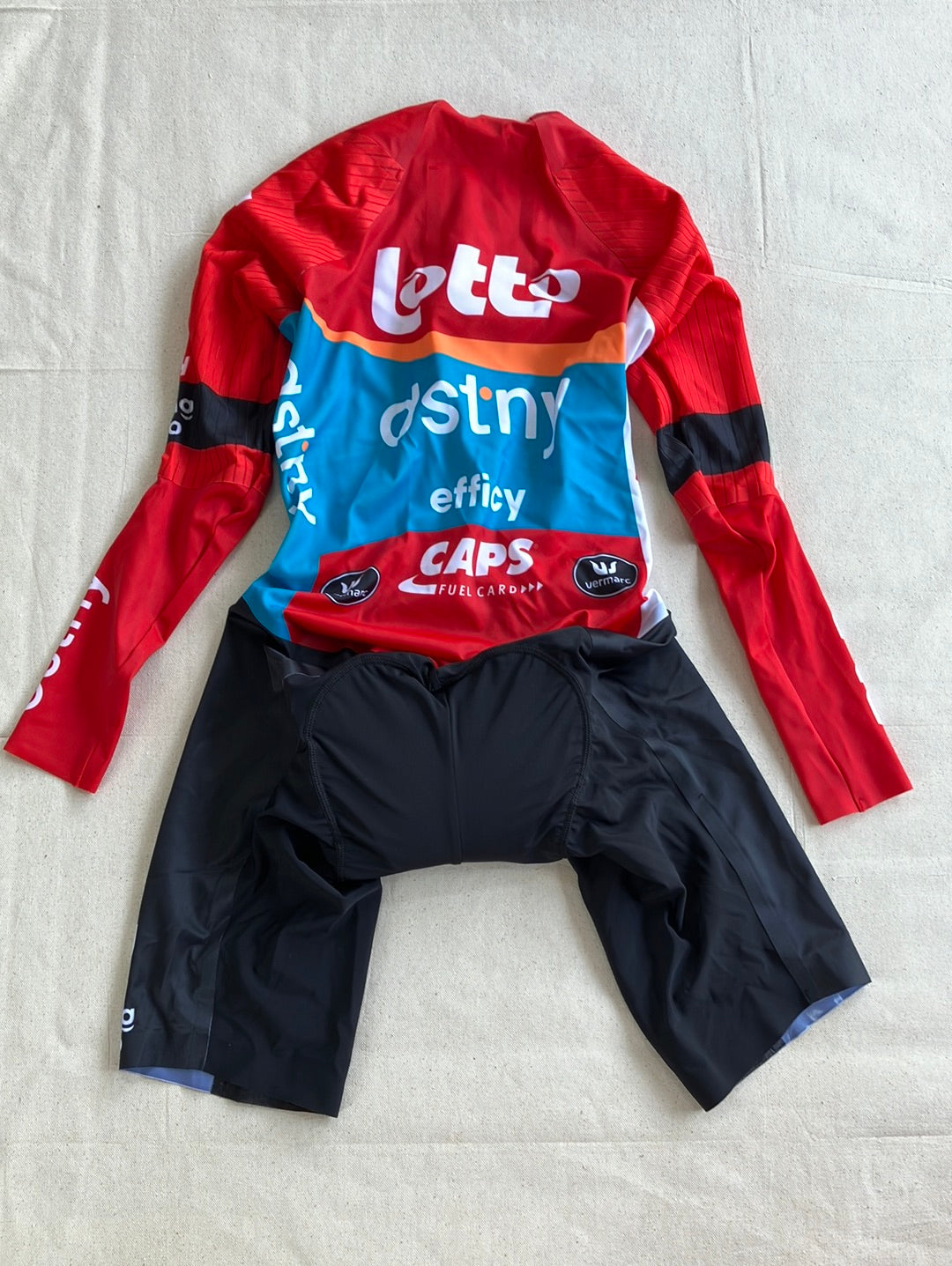 Long Sleeve TT Suit | Vermarc | Lotto Dstny | Pro Team Cycling Kit