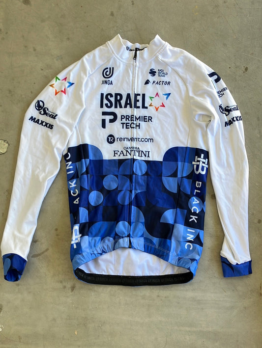 Long Sleeve Thermal Winter Jersey Cycling | Ekoi | Blue | Israel Premier Tech IPT | Pro Cycling Kit