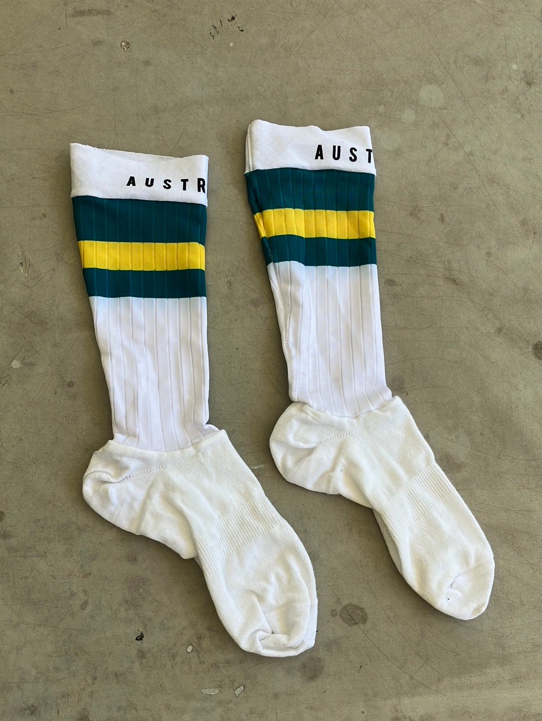 Aero Socks World Championship UCI Rider M/L  | Santini | Australia National AIS  | Pro Cycling Kit