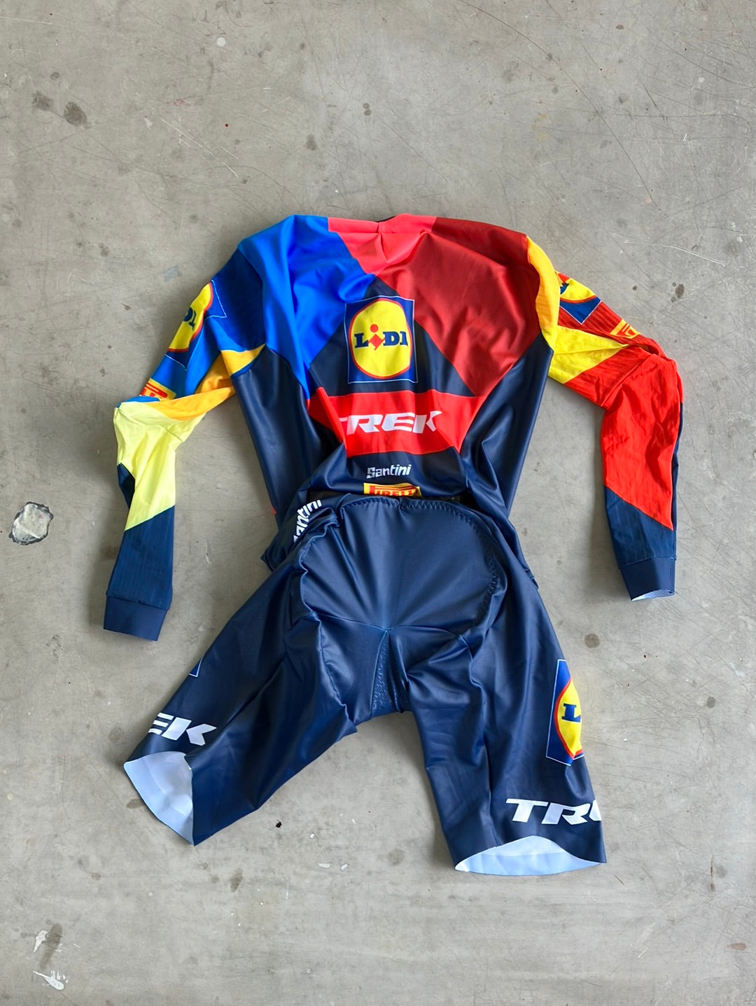 Long Sleeve TT Race Suit | Santini | Lidl Trek | Pro-Issued Cycling Kit