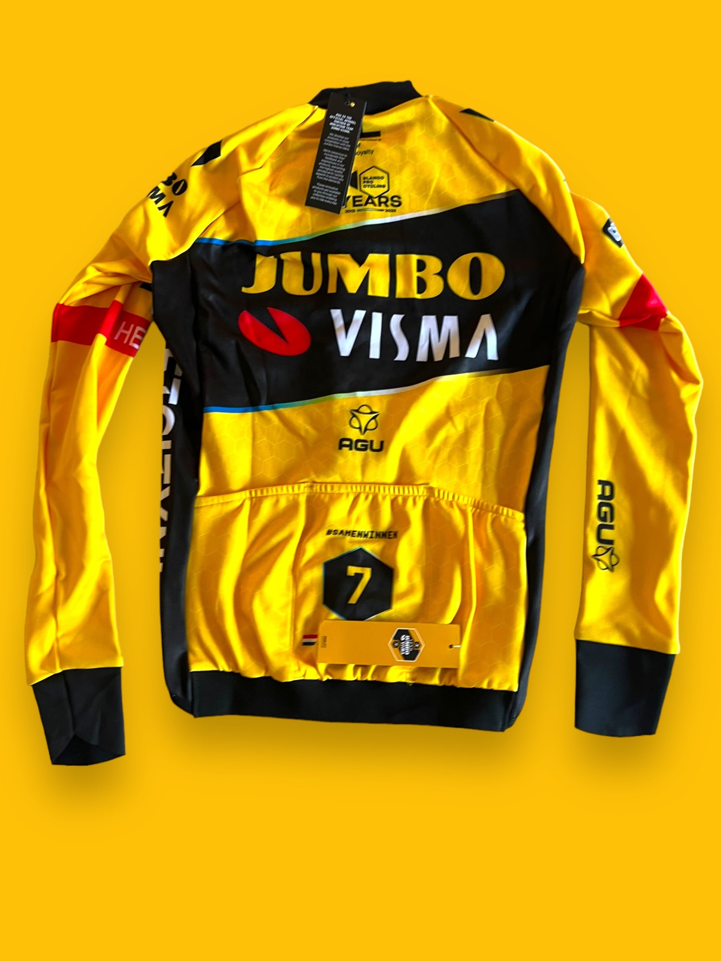 Winter Jersey Thermal Long Sleeve | Agu | Jumbo Visma | Pro Cycling Kit