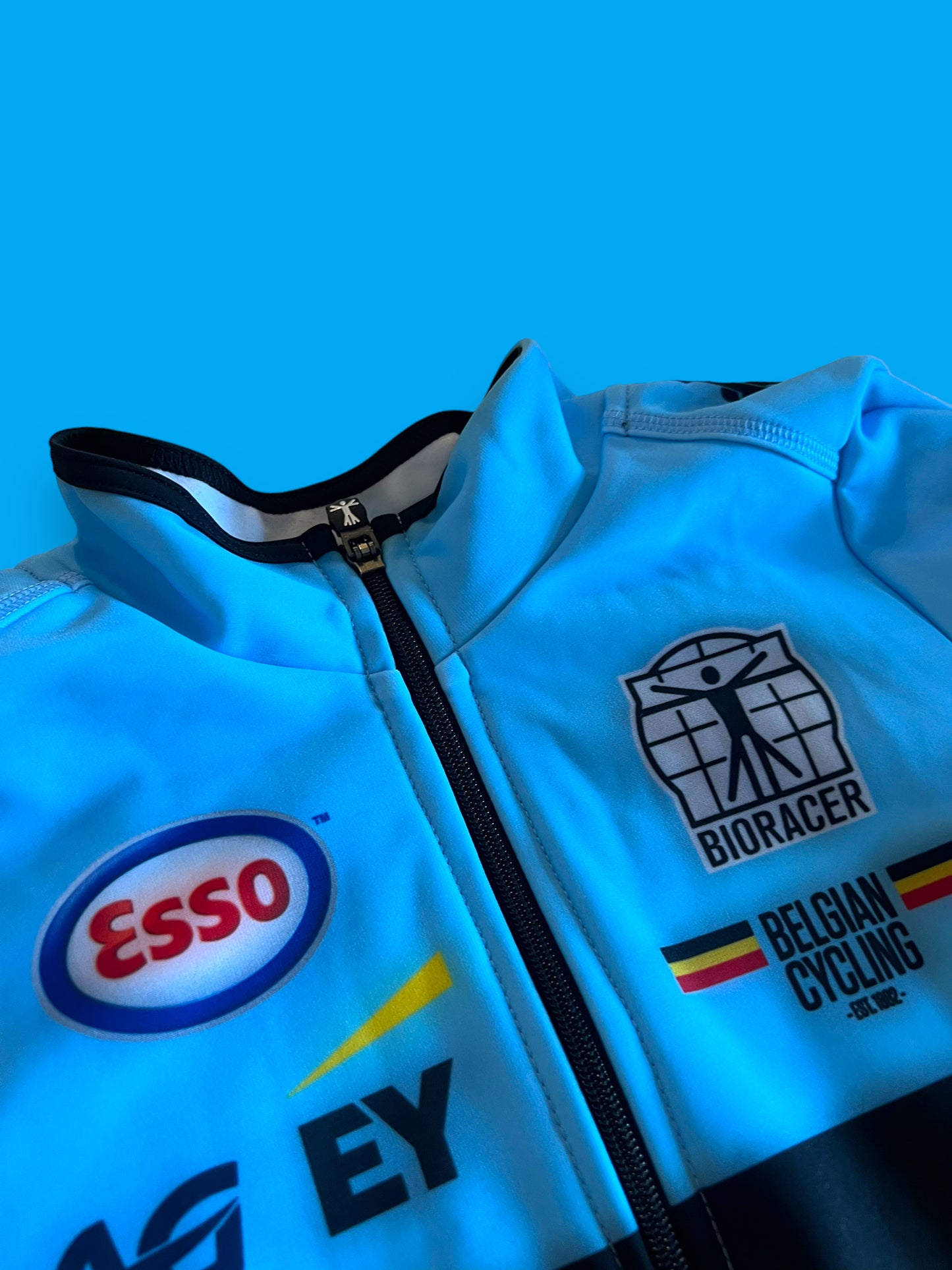 Winter Jersey Long Sleeve Thermal | Bioracer | Belgian National Team | Pro Cycling Kit