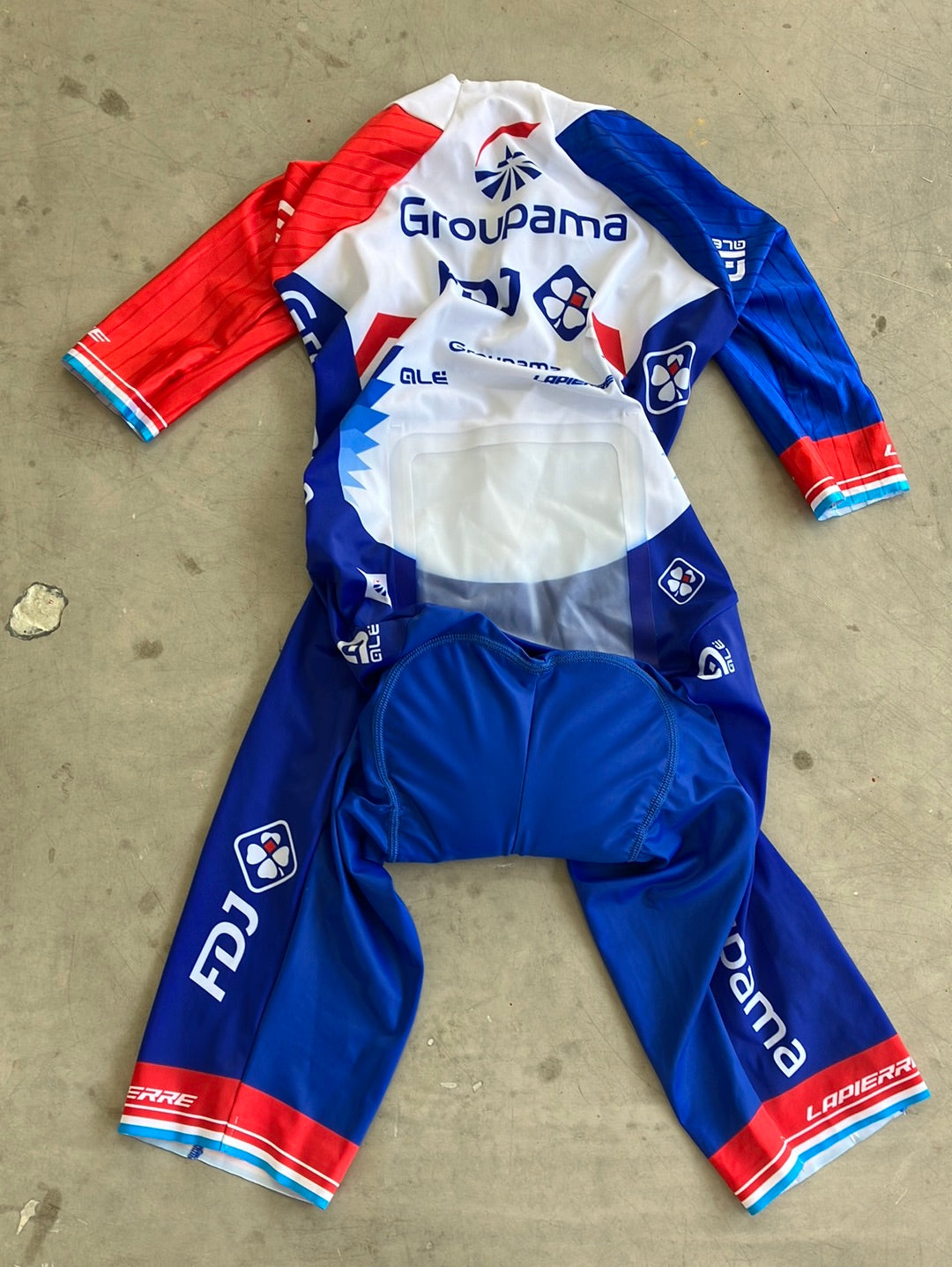 Aero TT Suit Time Trial Skinsuit | Ale | FDJ Française des Jeux | Pro-Issued Cycling Kit