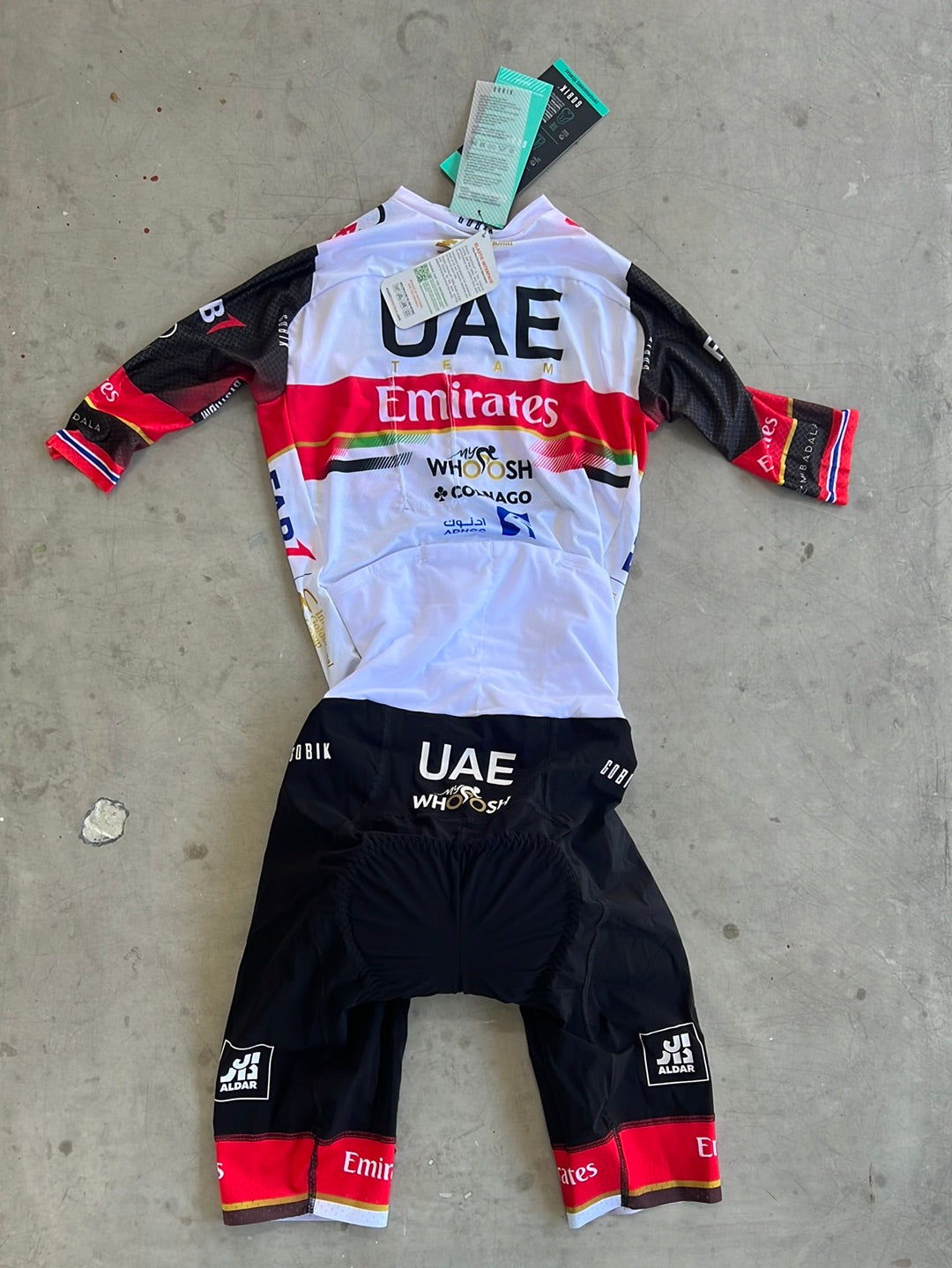 Road Suit with Norwegian Champion Bands | Gobik | UAE Emirates | Pro-Issued Cycling Kit