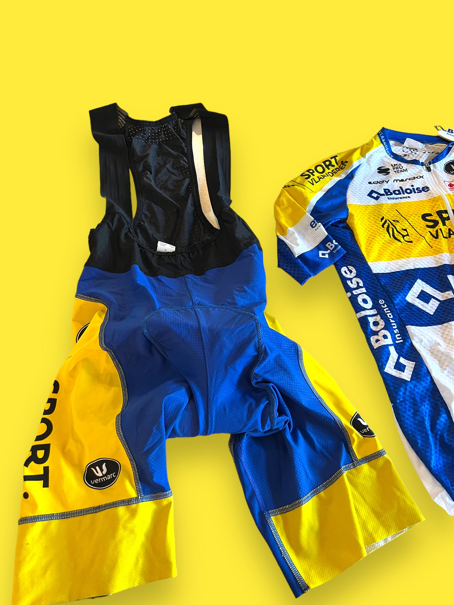 Cycling Kit Bundle - Jersey, Bibs, Arm & Knee Warmers, Gloves, Socks & Cap | Vermarc | Sport Vlaanderen / Baloise | Pro Cycling Kit