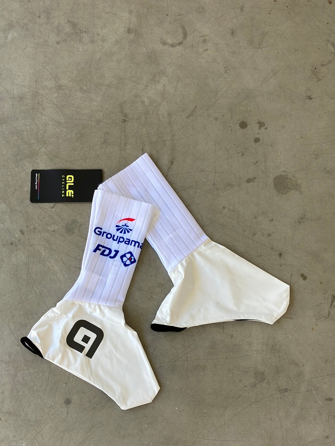 Time Trial TT Overshoes /  Booties | Ale | Groupama Française des Jeux | Pro Cycling Kit