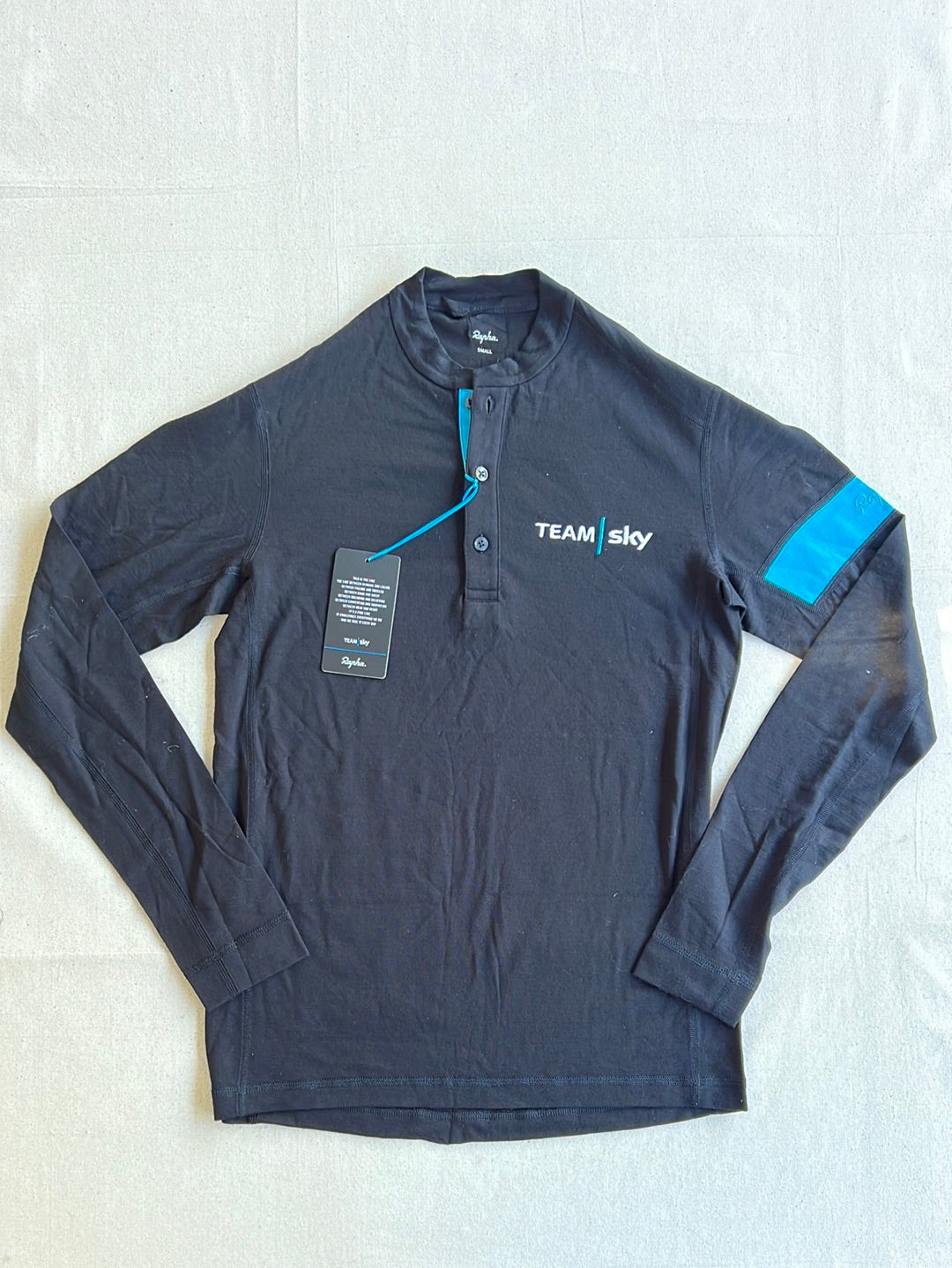 Casual Merino T-Shirt Long Sleeve | Rapha | Team Sky | Pro Cycling Kit