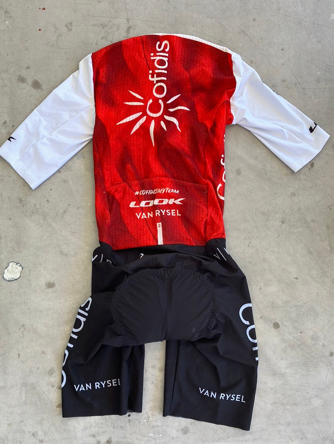 Cofidis | Van Rysel Race Suit | Red | Pro-Issued Pro Team Kit