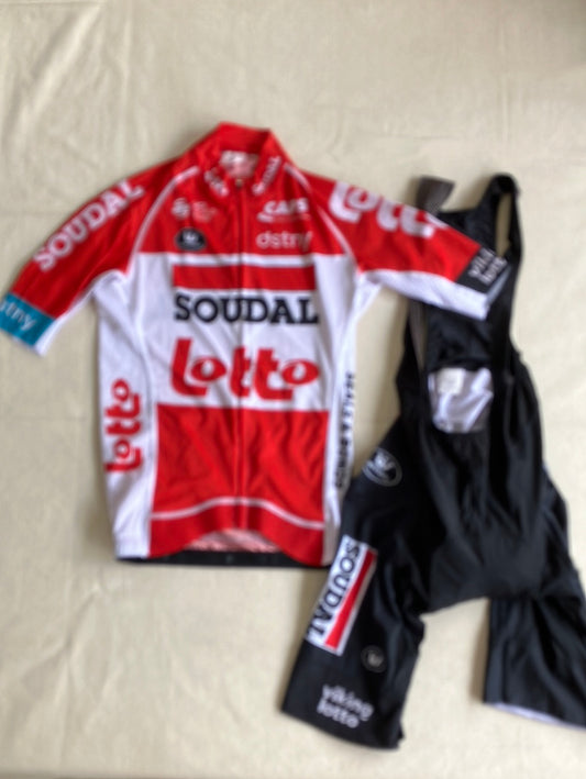 Jersey & Bib Shorts Bundle | Vermarc | Lotto Soudal | Pro Team Cycling Kit