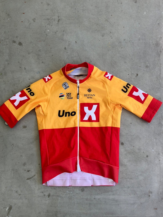 Uno-X | Bioracer Short Sleeve Gabba Jersey | S | Pro-Issued Team Kit