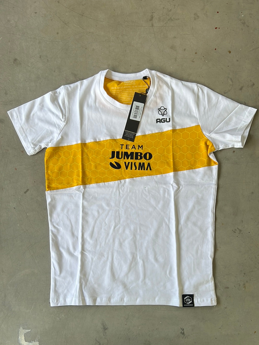 Casual Short Sleeve T-Shirt | Agu | Jumbo Visma | Pro-Issued Cycling Kit