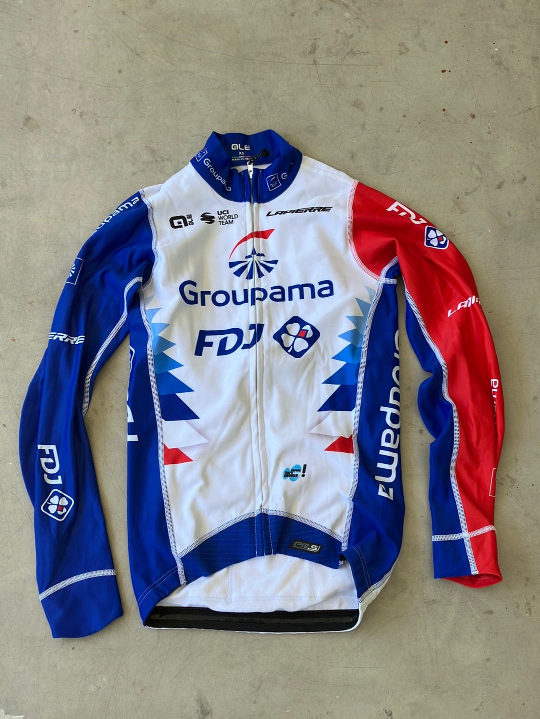 Long Sleeve Thermal Jacket / Jersey | Ale | Groupama Française des Jeux | Pro Cycling Kit