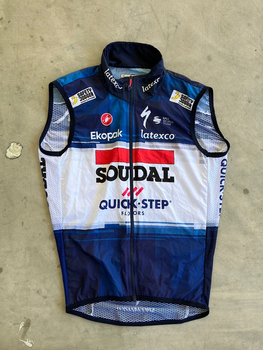 Light Wind Vest / Gilet | Castelli | Soudal / Deceuninck Quick-Step | Pro-Issued Cycling Kit