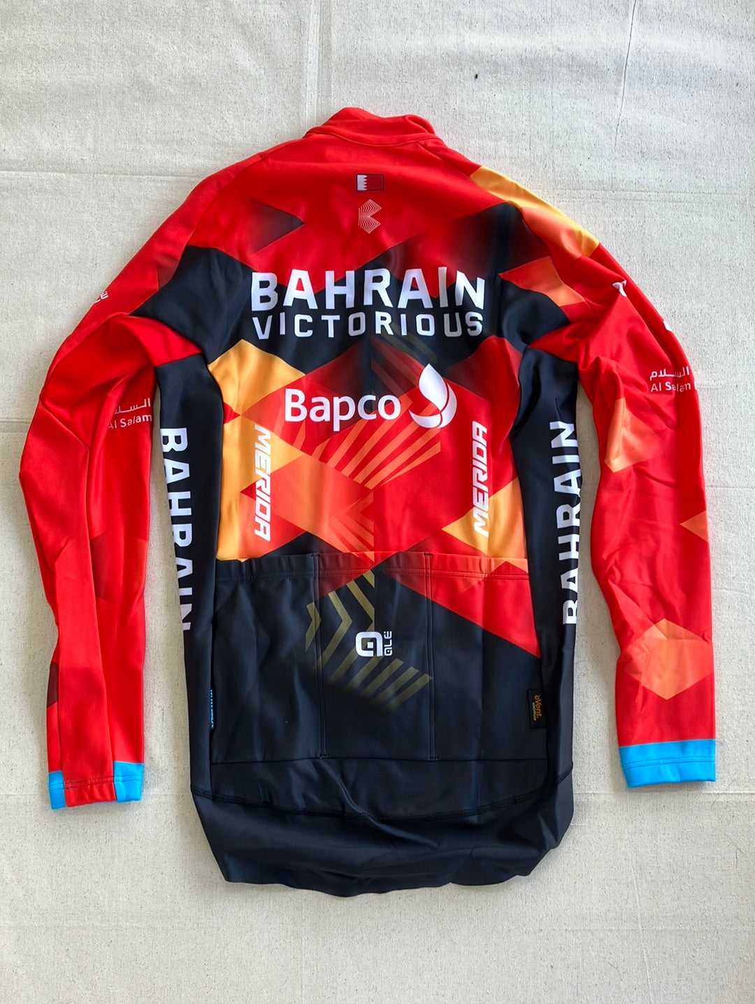 Winter Gabba Jacket Long Sleeve | Ale | Team Bahrain Victorious | Pro Cycling Kit