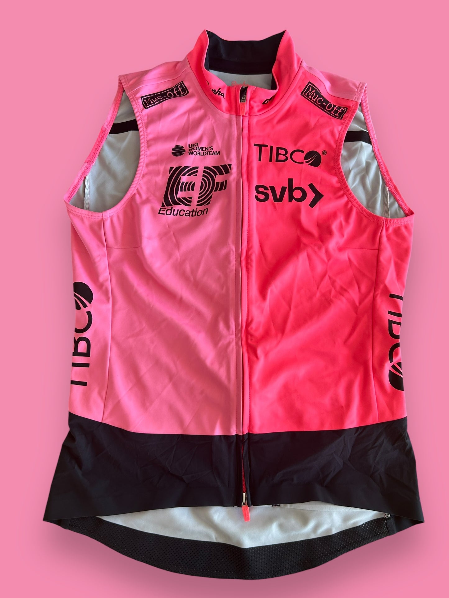 Winter Gore Tex Infinium Windstopper Thermal Vest Womens | Rapha Pro Team |  EF Education First  | Pro Cycling Kit