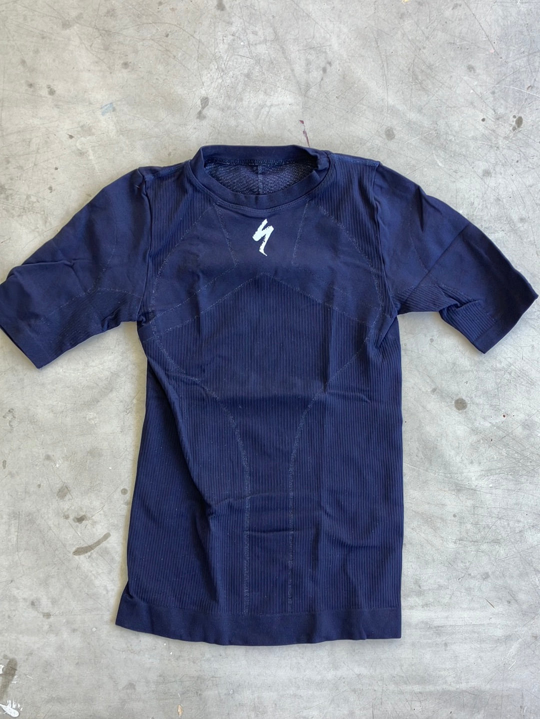 Trinity Specialized | Specialized Short Sleeve Winter Base Layer| Navy | Pro-Issued Pro Team Kit