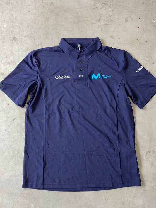 Casual Polo Shirt Technical | Canyon | Blue | Movistar | Pro Kit