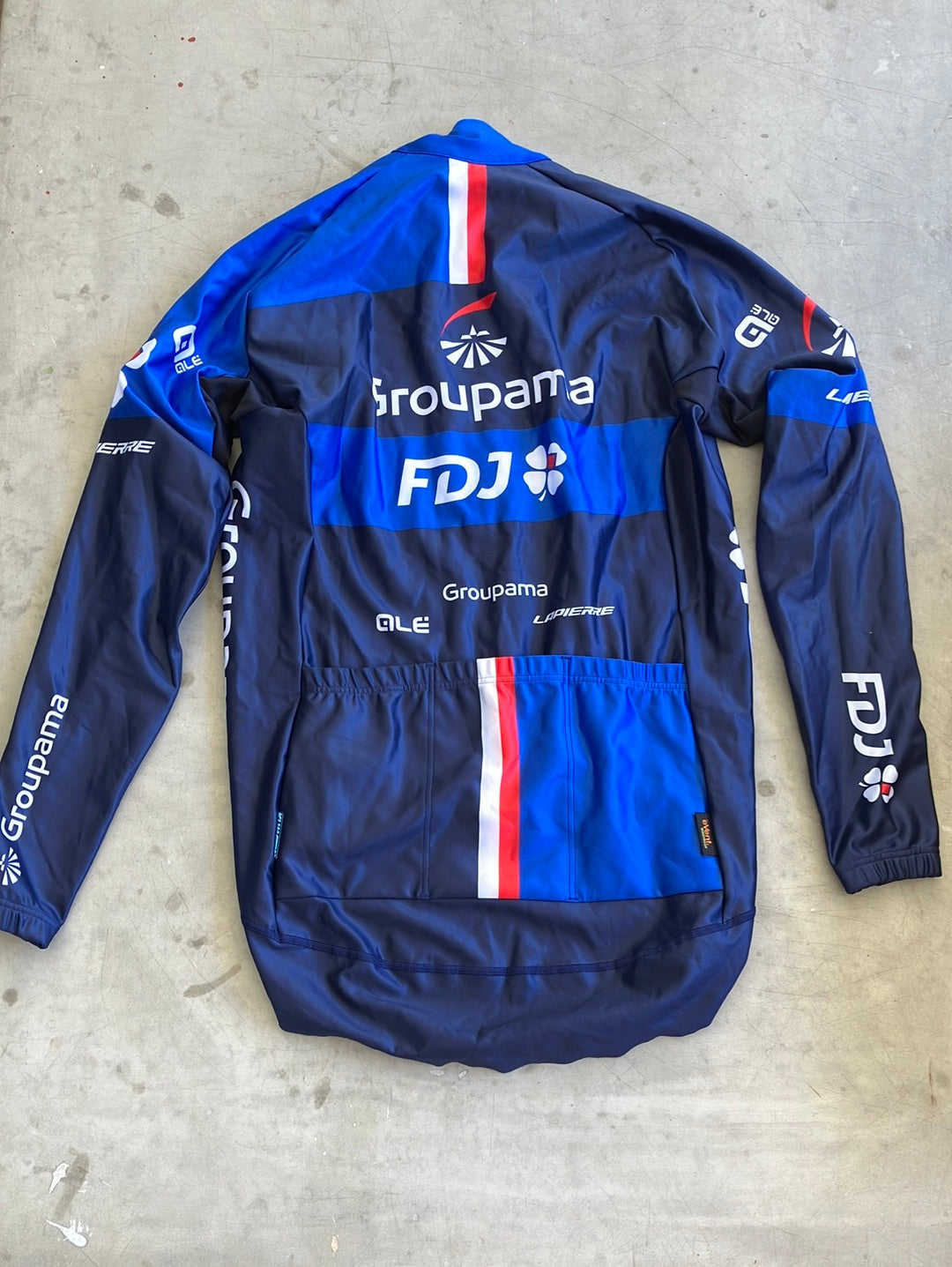 Long Sleeve Gabba Jersey / Winter Cycling Jacket | Ale | Groupama Française des Jeux FDJ | Pro Cycling Kit
