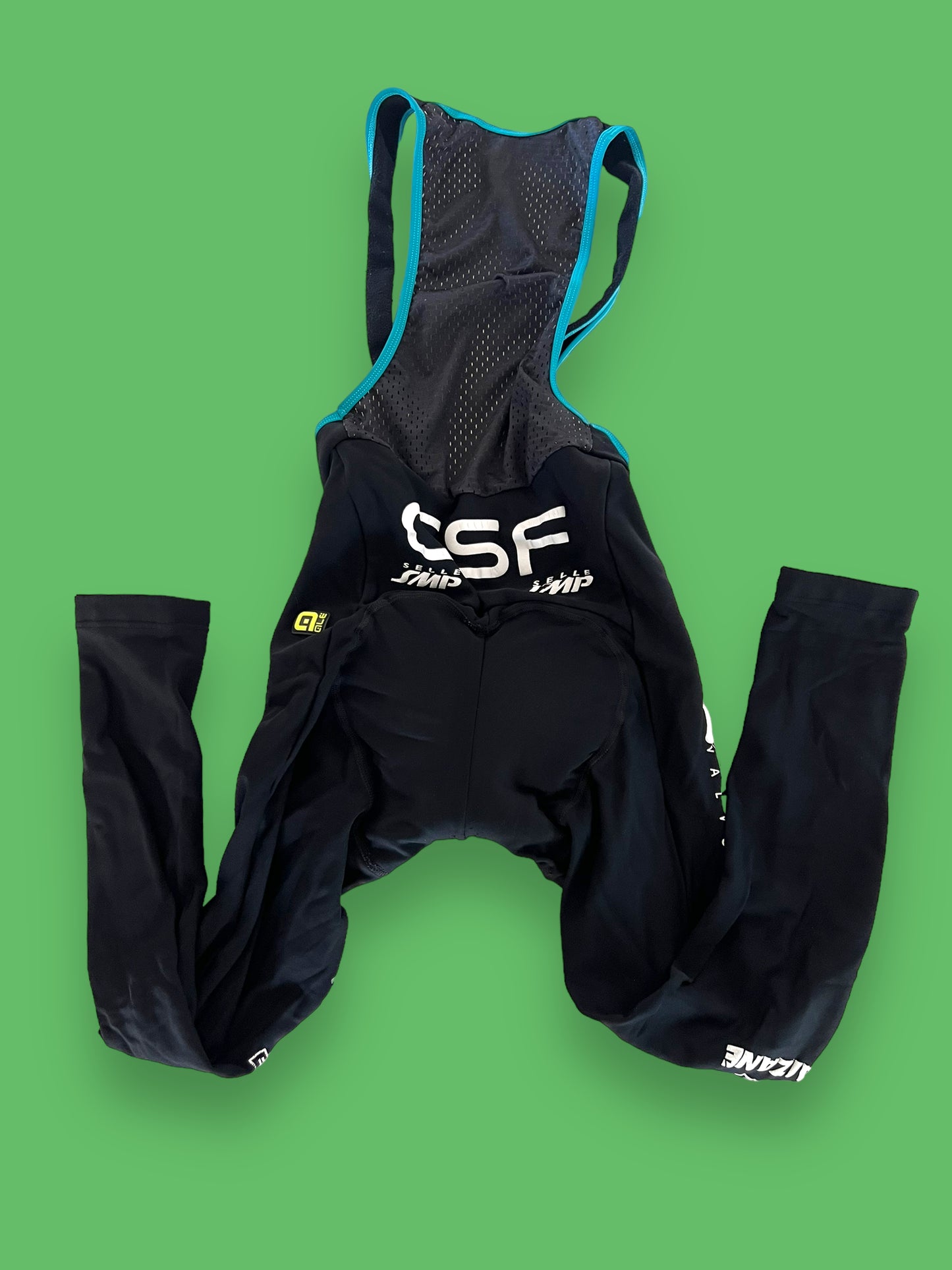 Thermal Bib Tights Winter Padded | Ale | Bardiani Green Project Pro Team | Pro Cycling Kit