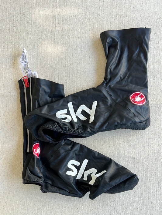 TT Shoe Covers / Overshoes | Castelli | Team Sky | Pro Cycling Kit