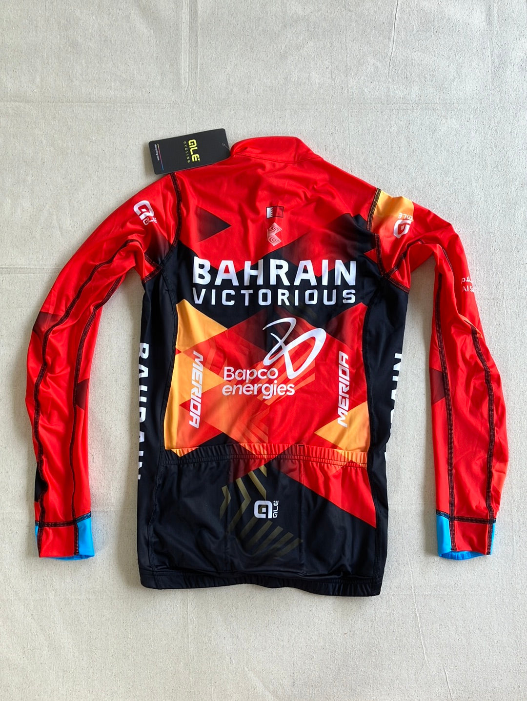 Mid-Weight Jersey Long Sleeve | Ale | Team Bahrain Victorious | Pro Cycling Kit