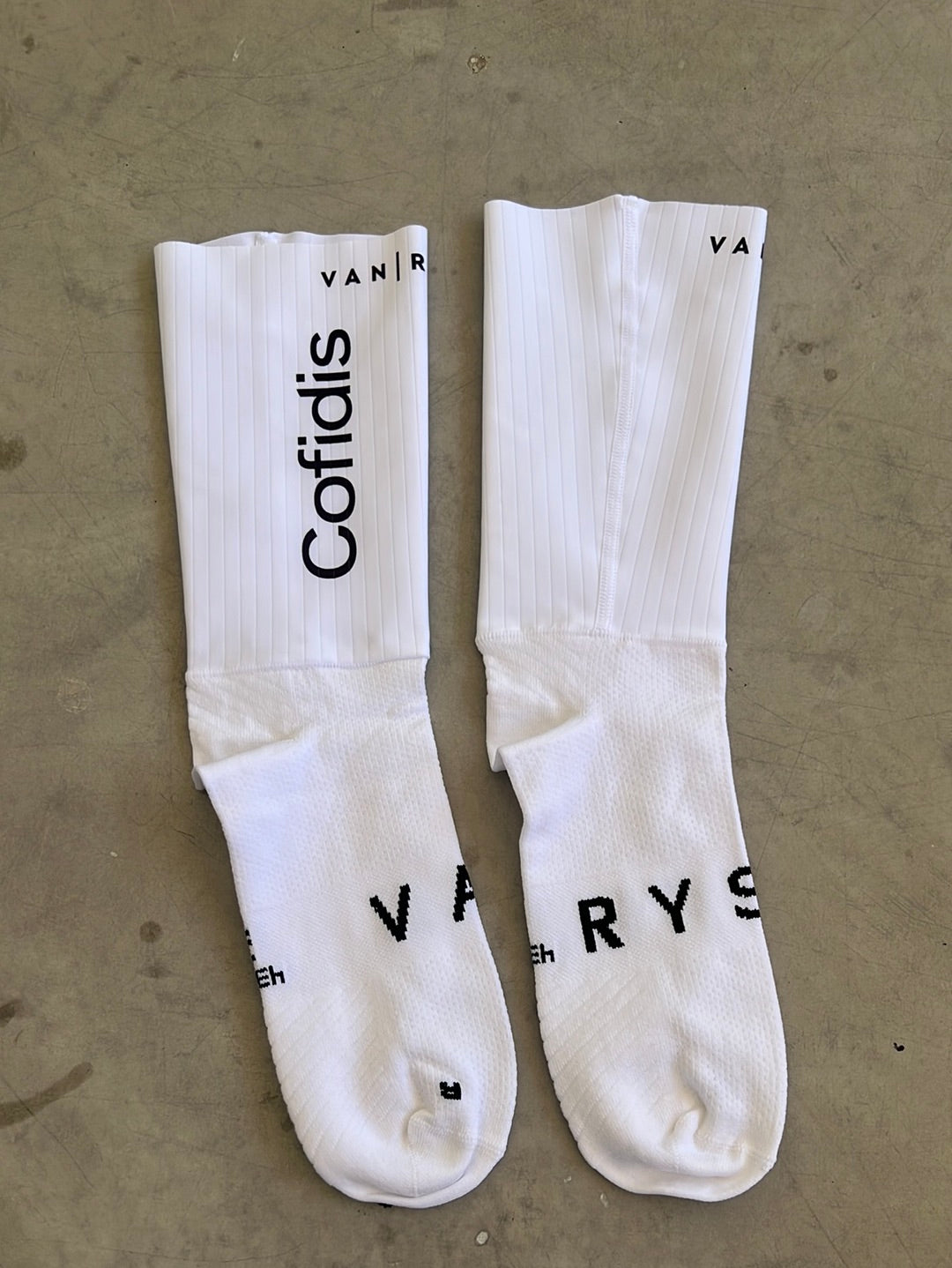 Cofidis | Van Rysel Aero Socks | White | Pro-Issued Pro Team Kit