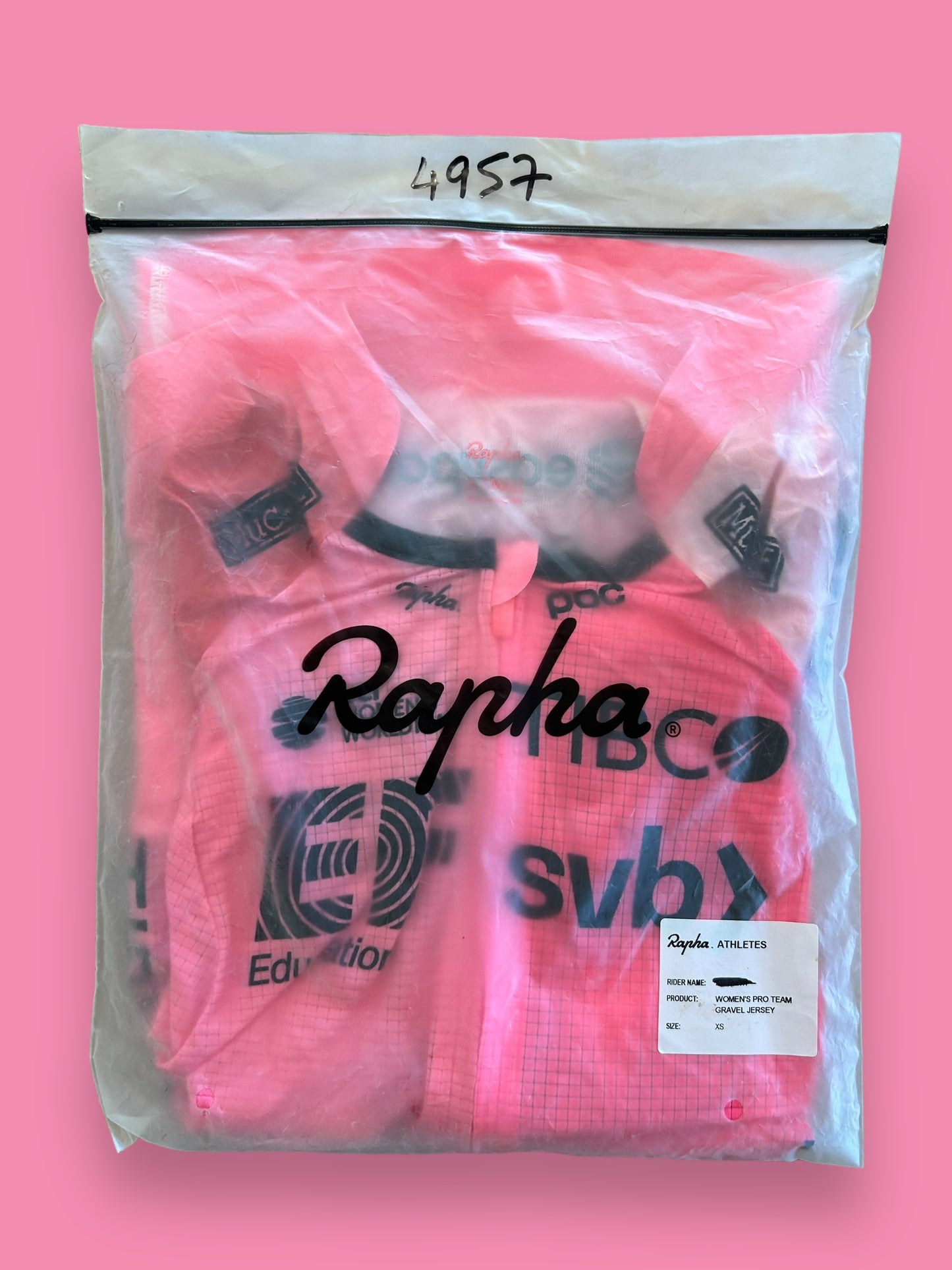 Womens Pro Team Gravel Jersey | Rapha | EF Education First Tibco | Pro Team Cycling Kit