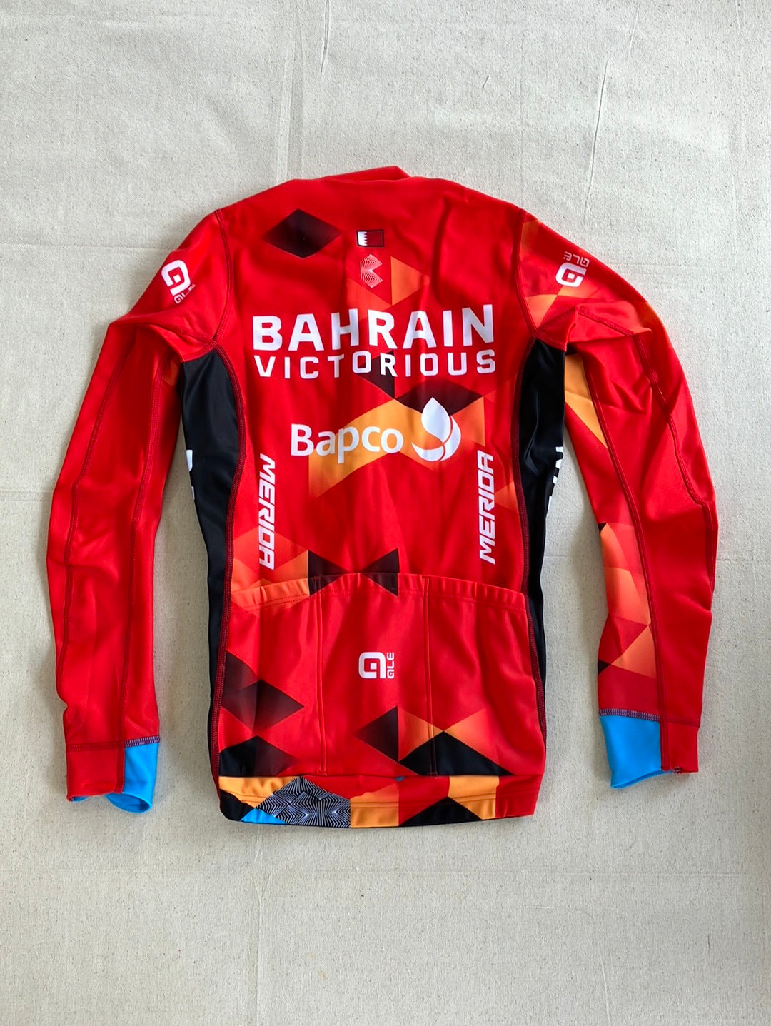 Winter Jersey Thermal Long Sleeve | Ale | Team Bahrain Victorious | Pro Cycling Kit