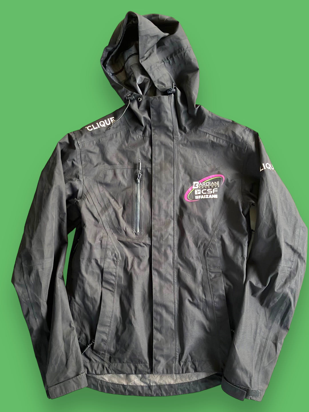 Bardiani | Clique Heavy Duty Rain Jacket | Black | Pro-Issued Casual Kit