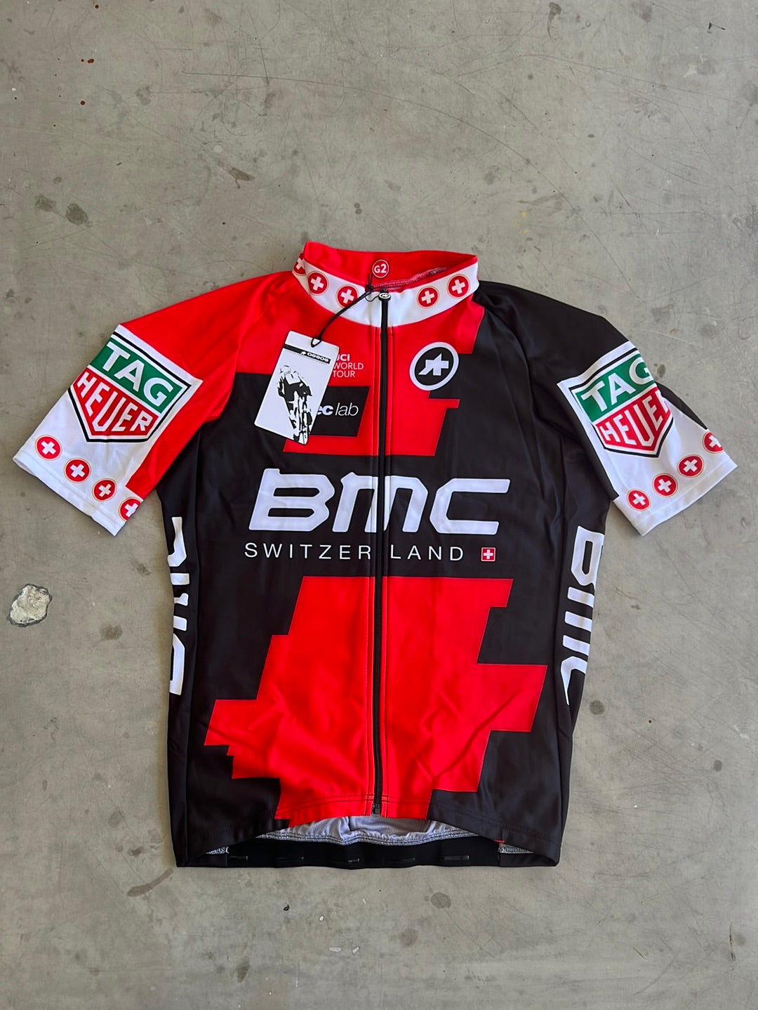 BMC Short Sleeve Jersey Swiss Champion  | Assos | BMC | Pro Cycling Kit