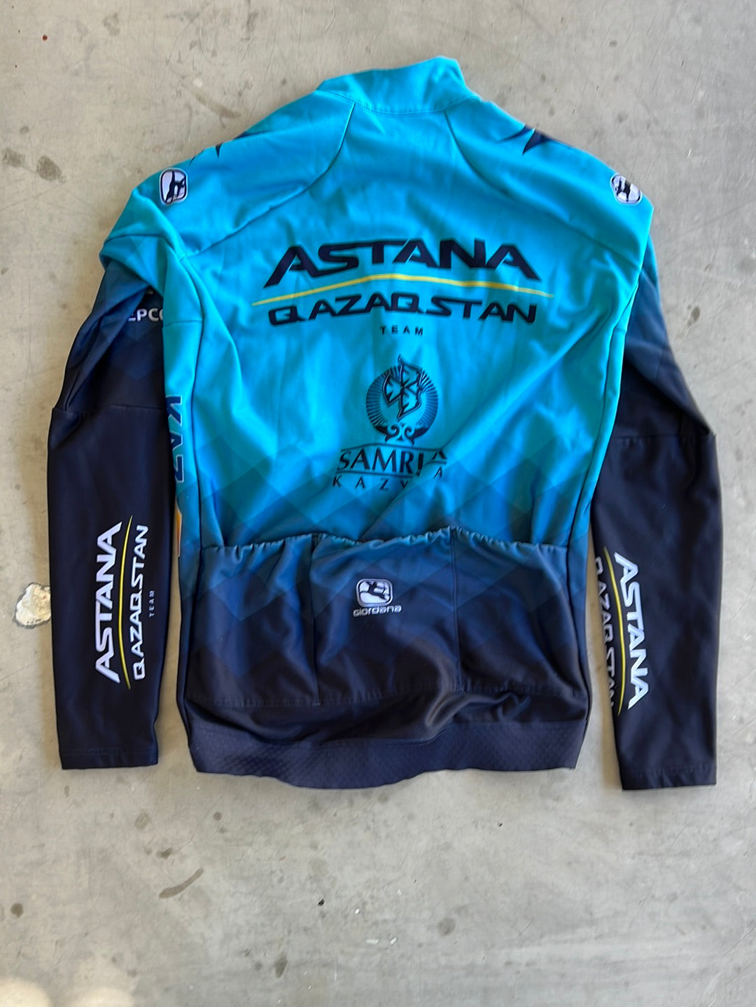 'Versa' Long Sleeve Jersey | Giordana | Astana Qazaqstan | Pro-Issued Cycling Kit