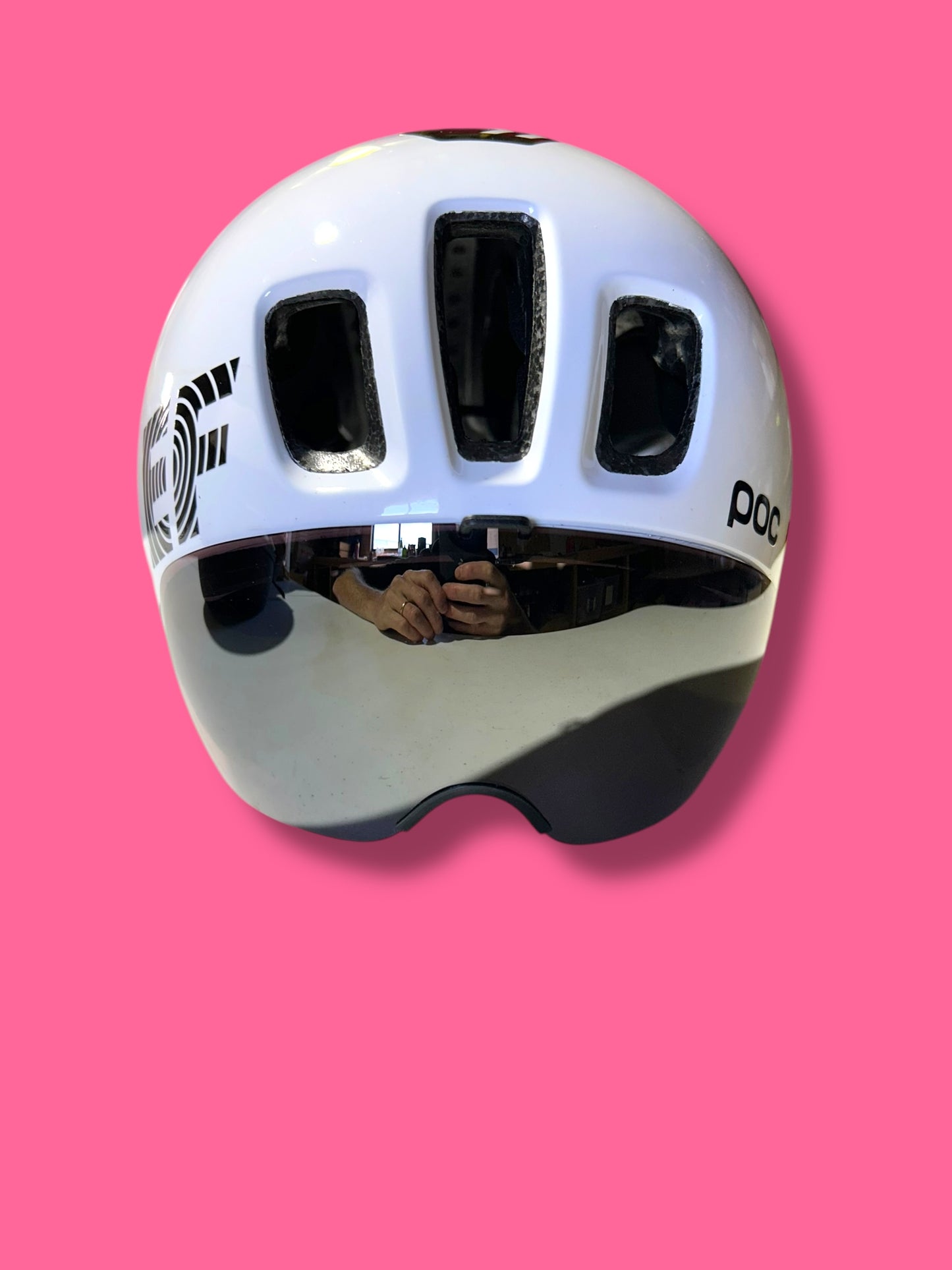 POC Procen Helmet TT Triathlon Racing| Rapha |  EF Education First  | Pro Cycling Kit - National Champion