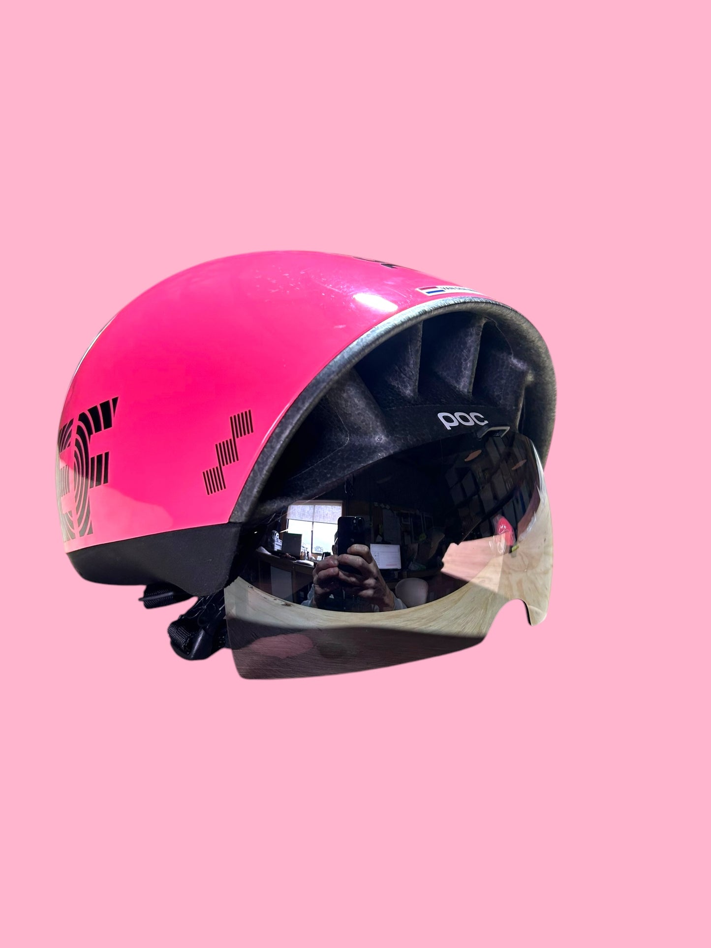 POC Procen Air Helmet  Aero Road Racing |  POC |  Rapha EF Education First  | Pro Cycling Kit