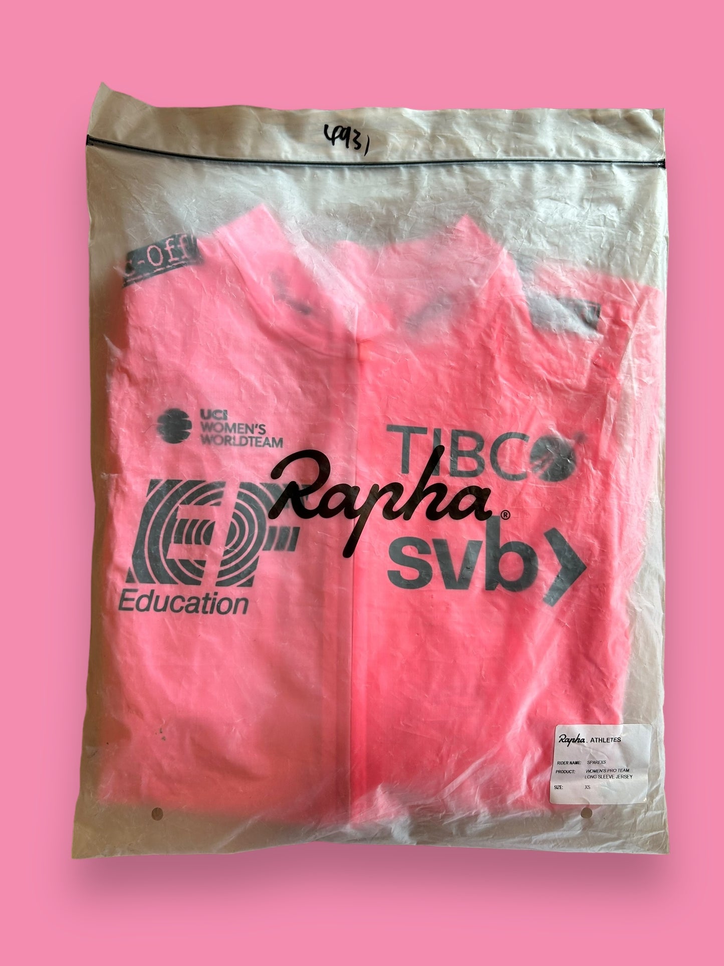 Womens Long Sleeve Jersey | Rapha | EF Education First Tibco | Pro Team Cycling Kit