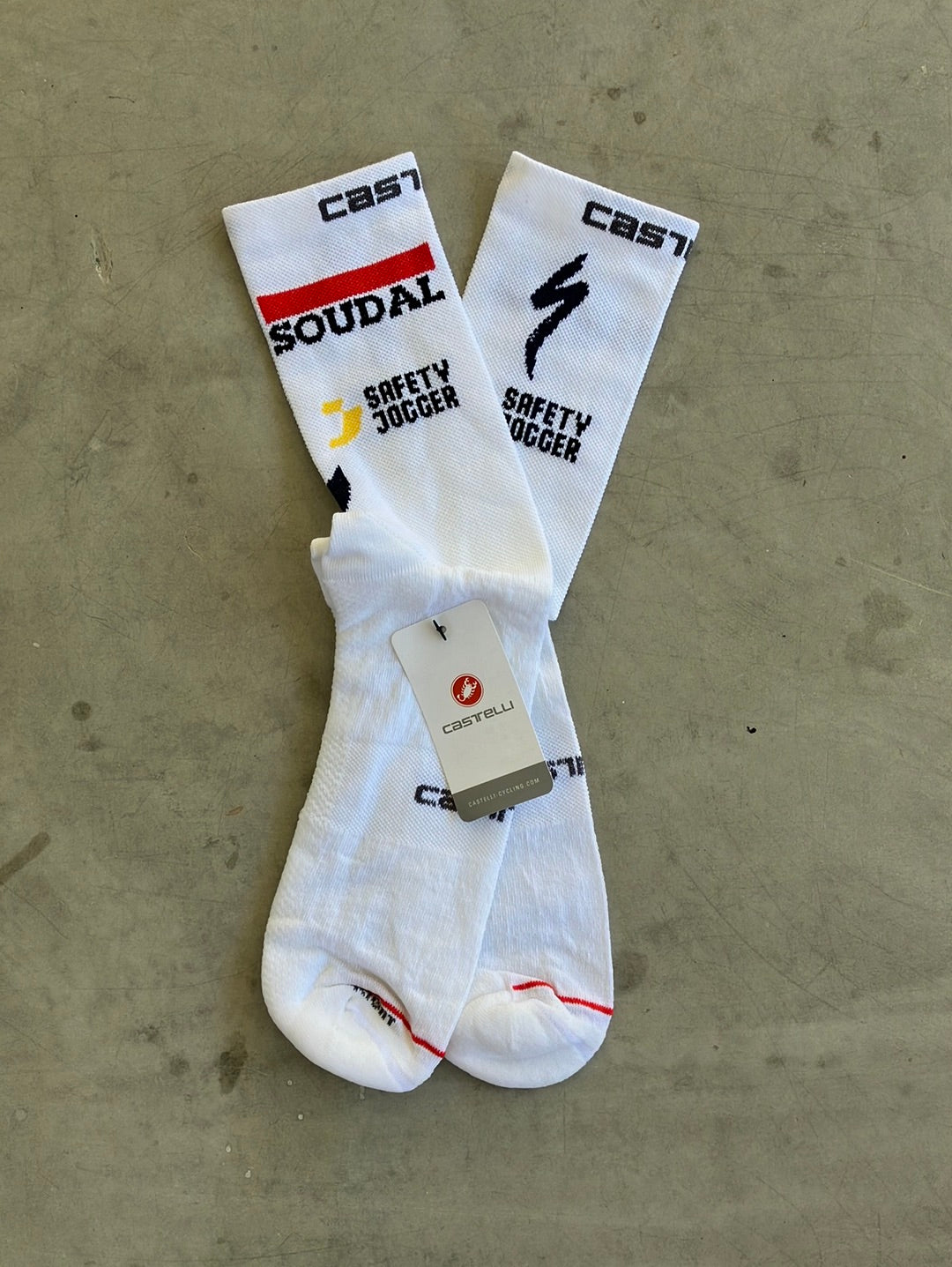 Winter Race Socks | Castelli | Soudal / Deceuninck Quick-Step | Pro-Issued Cycling Kit