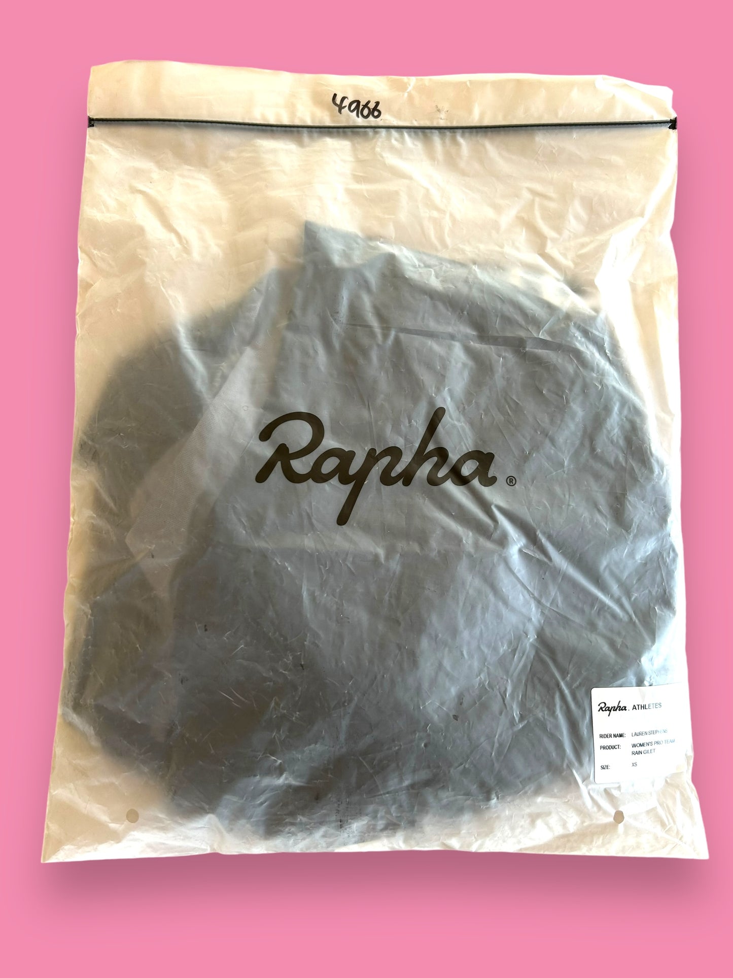 Gilet Vest Womens Lightweight Rain Waterproof Packable | Rapha Pro Team |  EF Education First  | Pro Cycling Kit