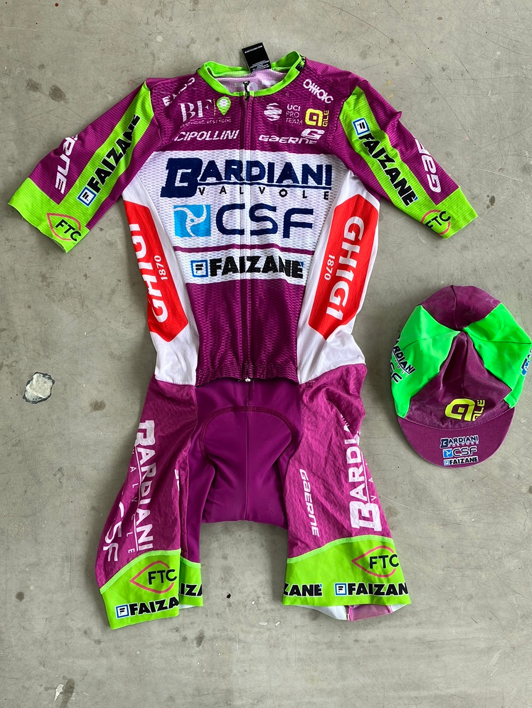 Bardiani | Ale Summer Road Suit | S | Pro-Issued Team Kit