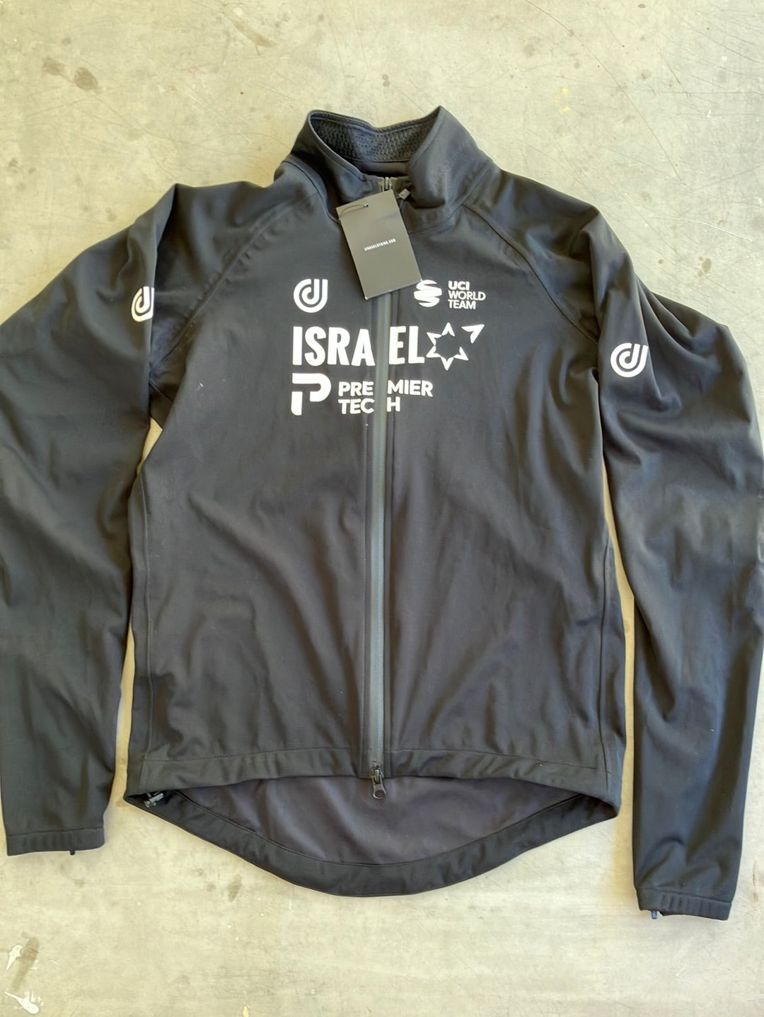 Long Sleeve Gabba Rain Jacket Thermal Winter | Jinga | Black | Israel Premier Tech IPT | Pro Cycling Kit