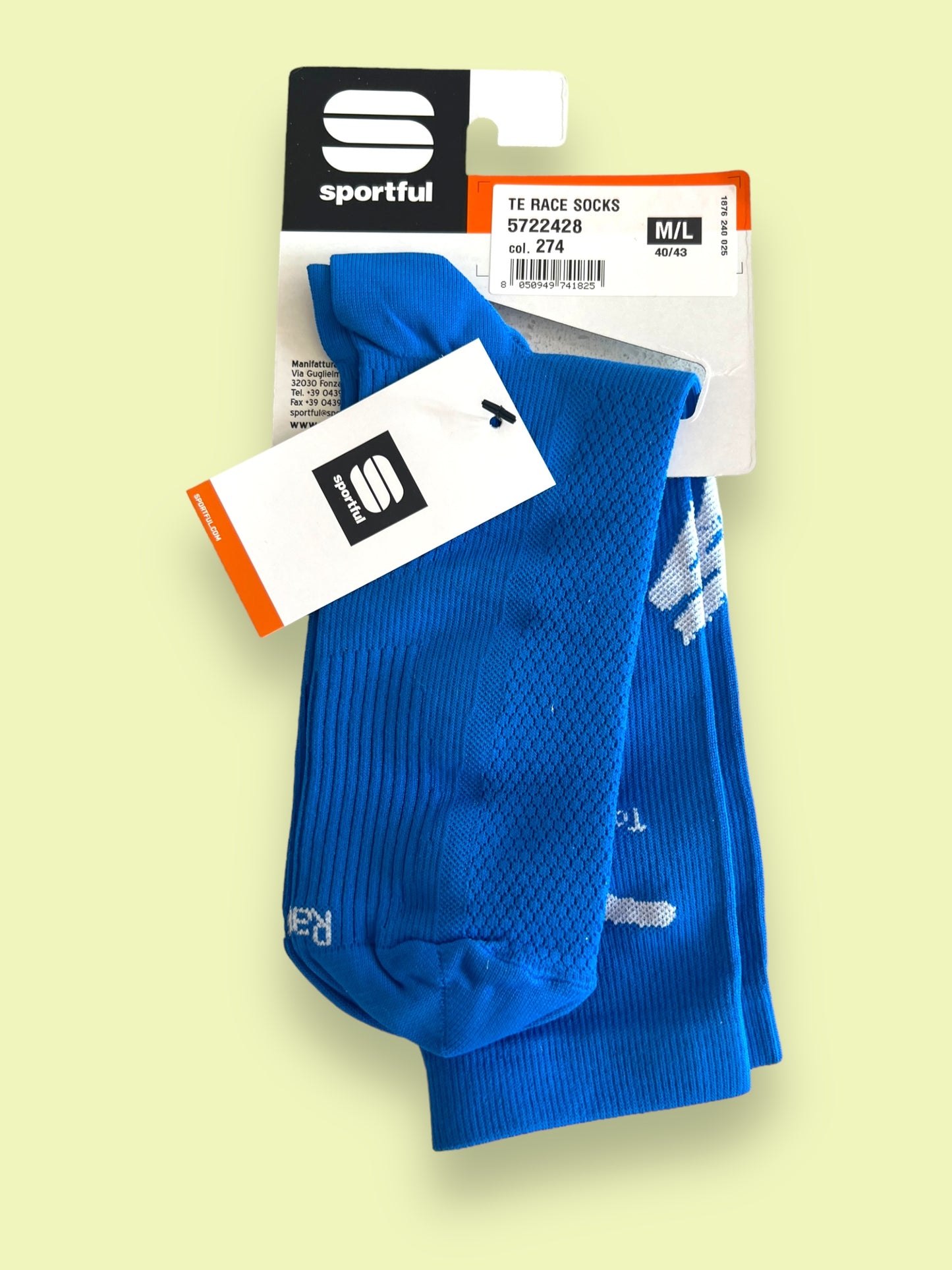 Race Socks | Sportful | Total Energies | Pro Cycling Kit