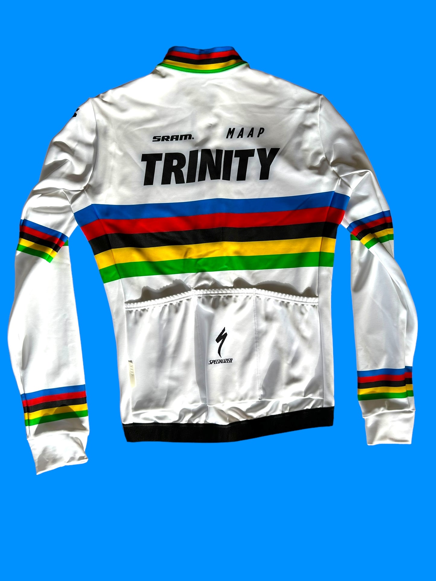 Long  Sleeve Winter Jersey - World Champion Rainbow | Specialized | Trinity Racing | Pro Cycling Kit