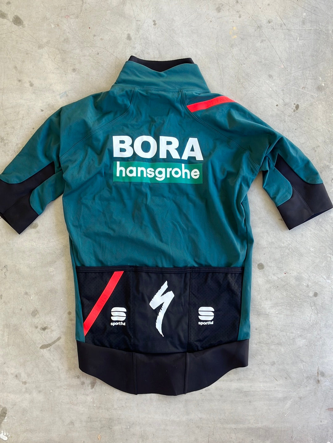 Rain Jersey / Jacket Short Sleeve Gabba | Sportful | Bora Hansgrohe | Pro-Issued Cycling Kit