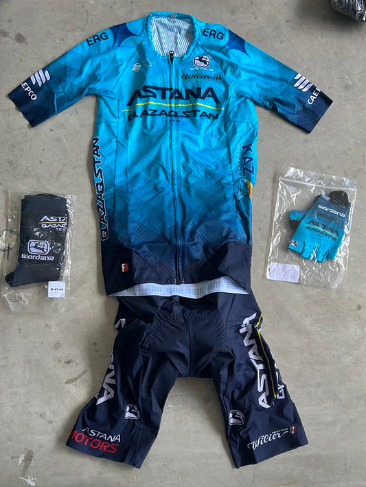 Summer Jersey, Bib Shorts, Gloves & Socks Bundle | Giordana | Astana | Pro Team Cycling Kit