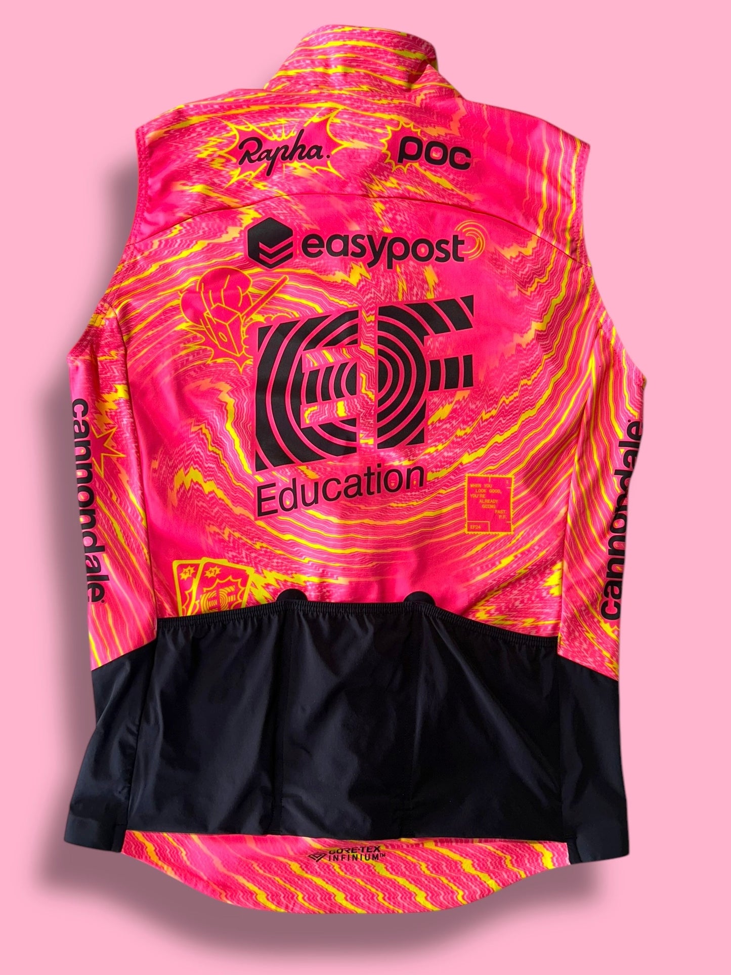 Winter Vest Gore Tex Infinium Windstopper Thermal | Rapha Pro Team |  EF Education First  | Pro Cycling Kit