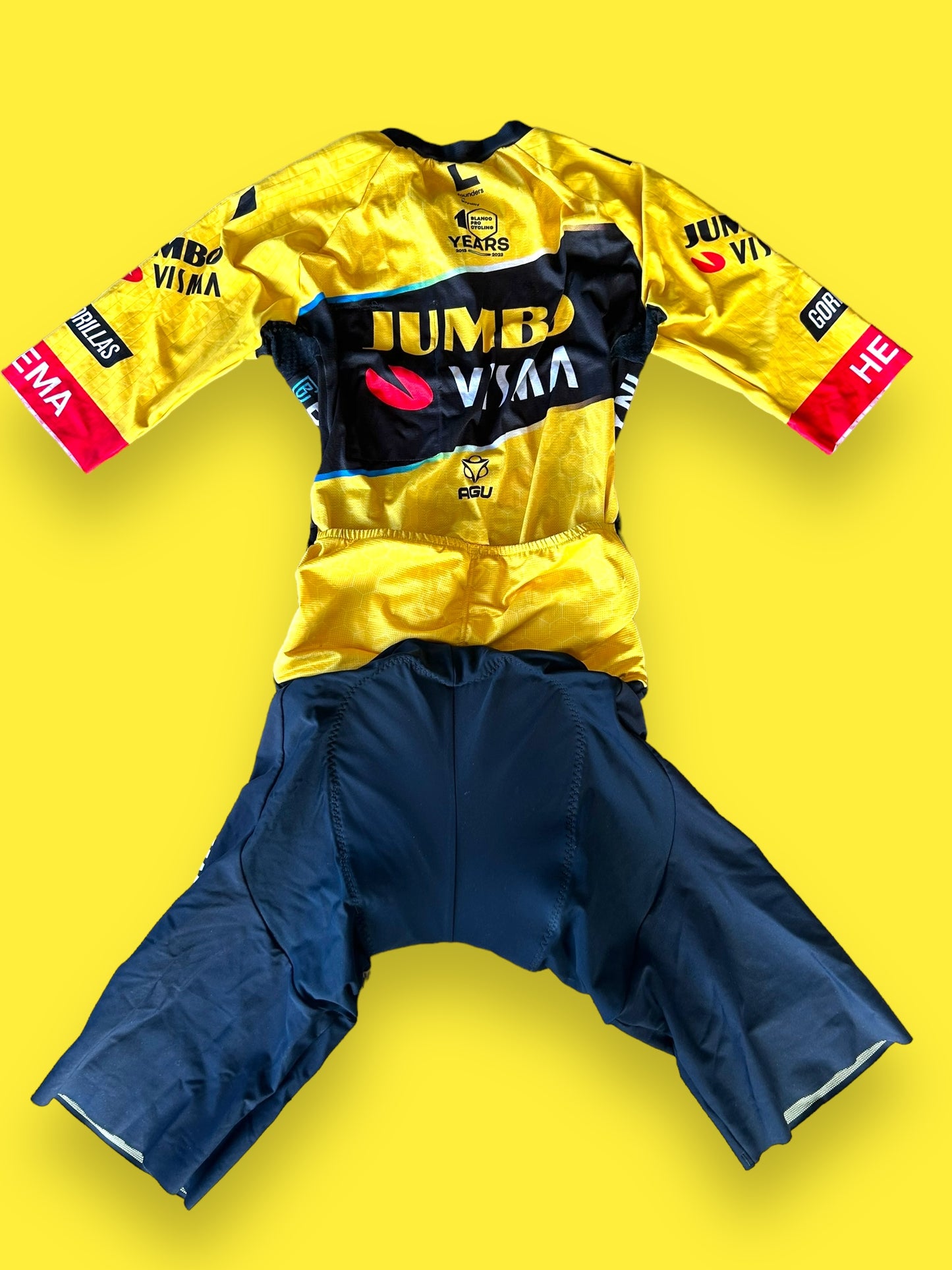 Aerosuit / Race suit / Skinsuit / Roadsuit | Agu | Jumbo Visma | Pro Cycling Kit