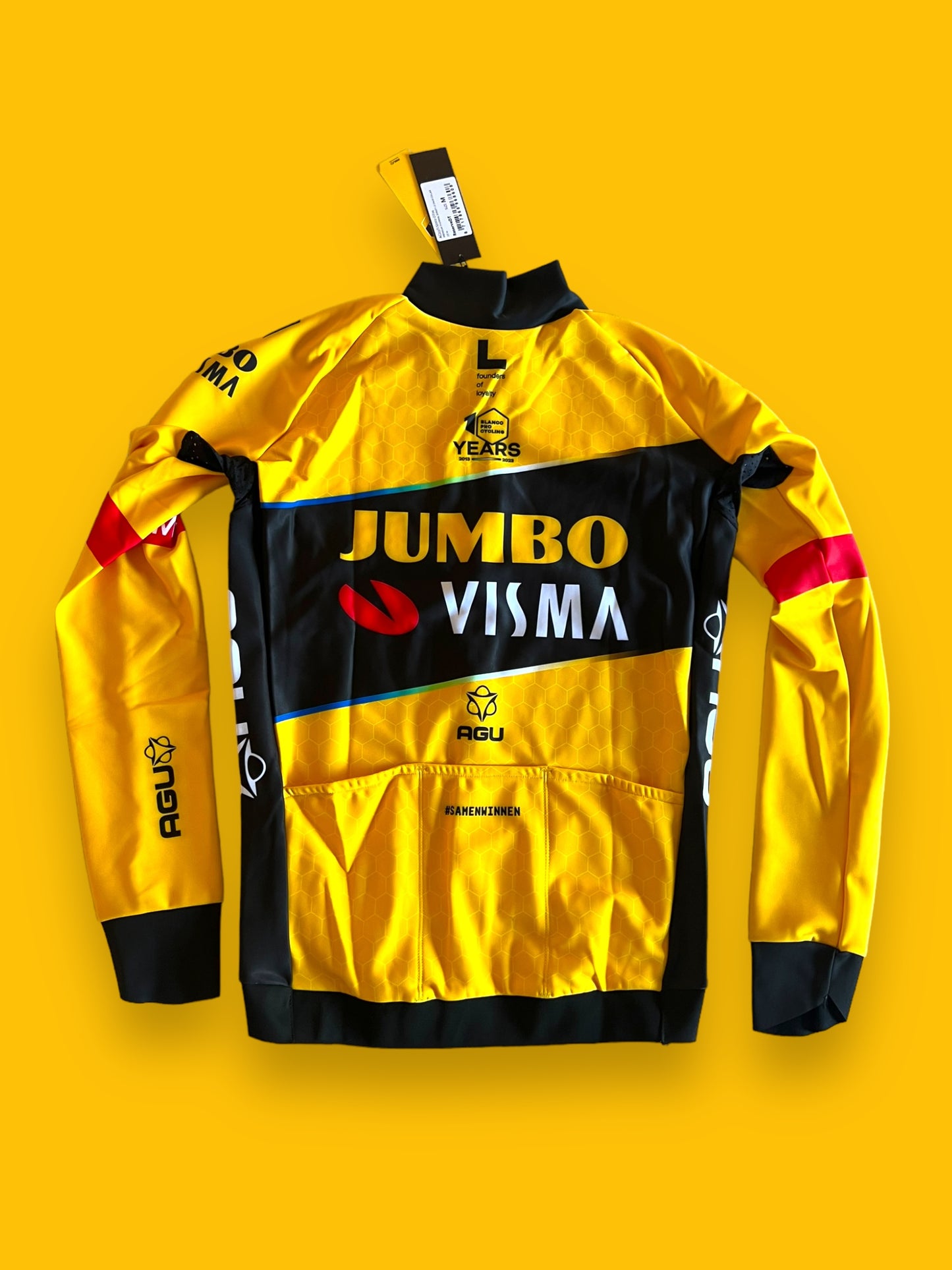 Winter Jersey Thermal Long Sleeve | Agu | Jumbo Visma | Pro Cycling Kit