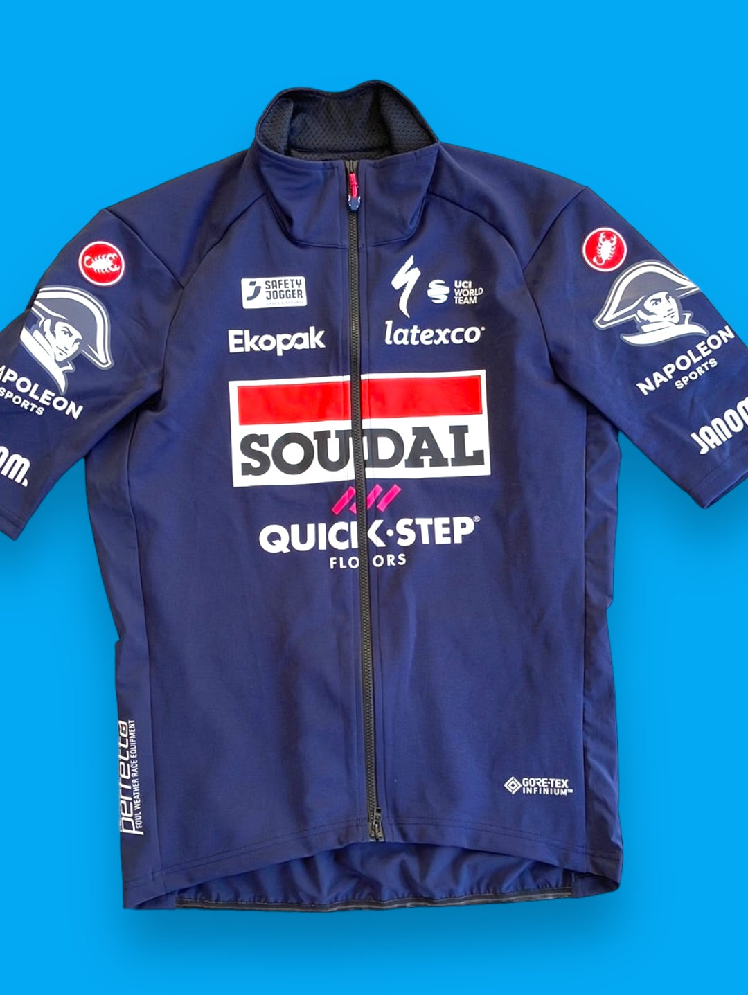 Perfetto Jacket / Jersey Short Sleeve Light Gabba | Castelli | Soudal Quick-Step | Pro Cycling Kit