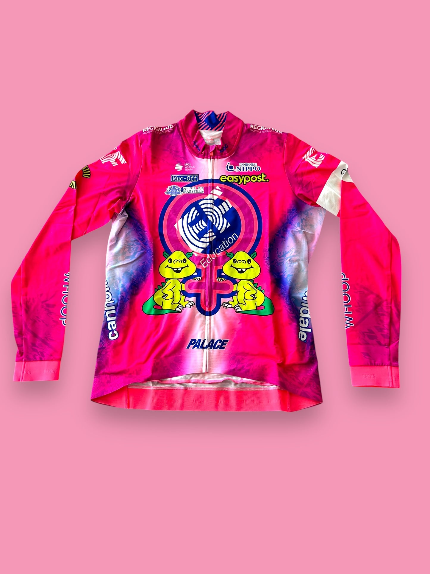 Palace Long Sleeve Jersey - size XL | Rapha | EF Education First Mens Palace Collab Special Edition | Pro Team Cycling Kit