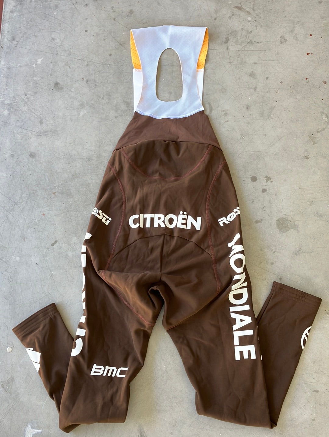 Unpadded Bib Tights Thermal Winter Cycling | Rosti | AG2R Citroen | Pro Cycling Kit