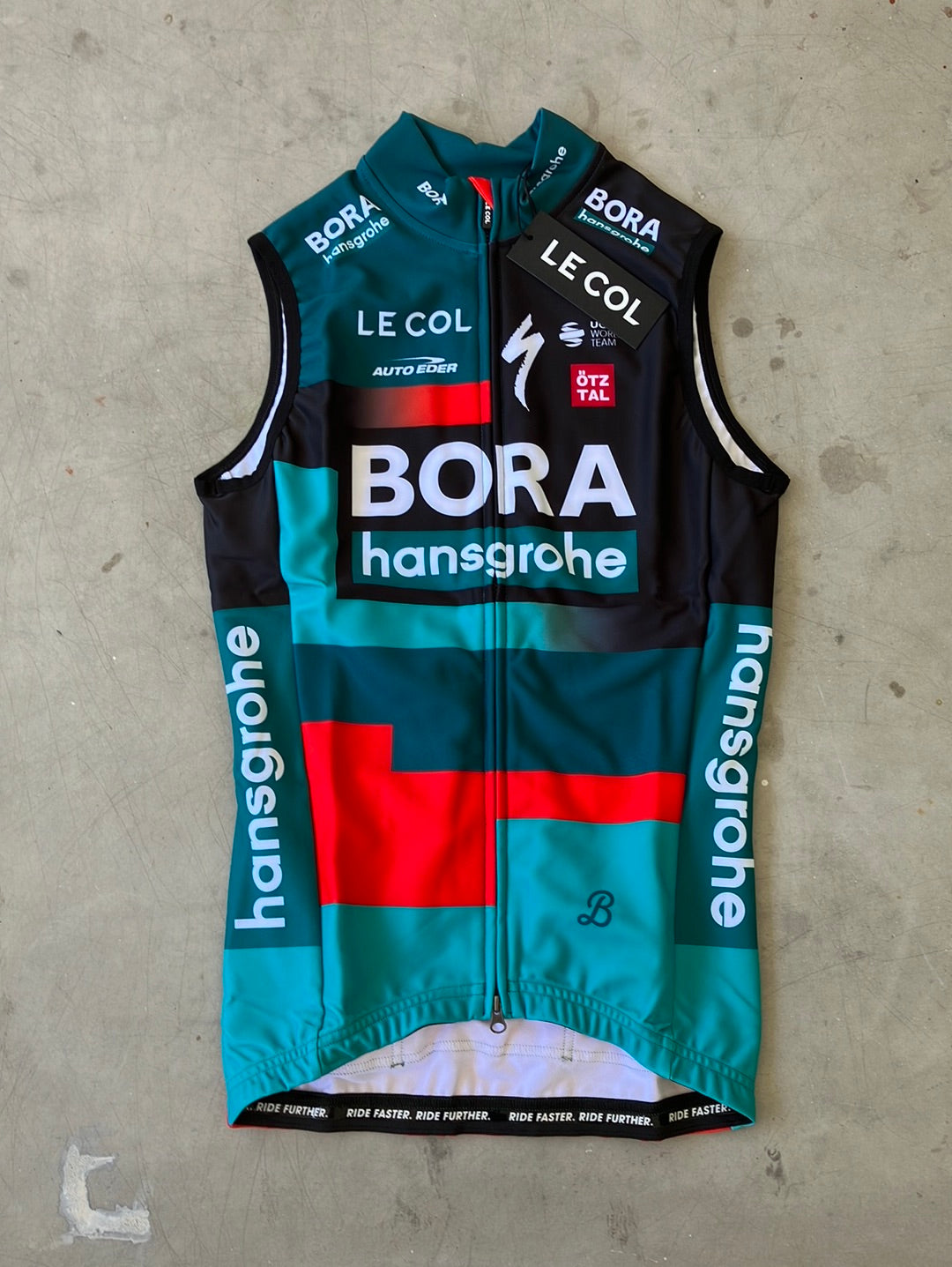 'Aqua-Zero' Vest / Gilet - Thermal Waterproof Winter Gabba Vest | Le Col | Bora Hansgrohe | Pro-Issued Cycling Kit