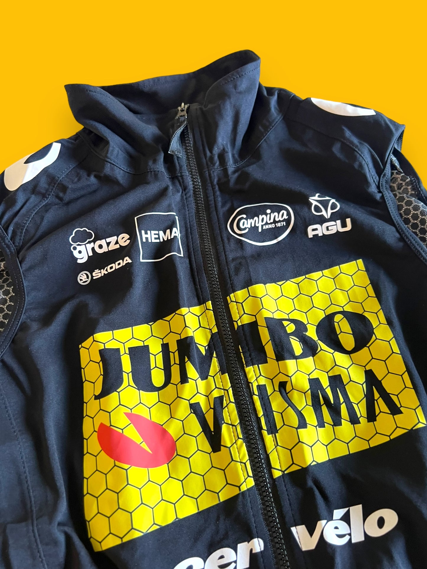 Rain Vest / Gilet Waterproof | Agu | Jumbo Visma | Pro Cycling Kit